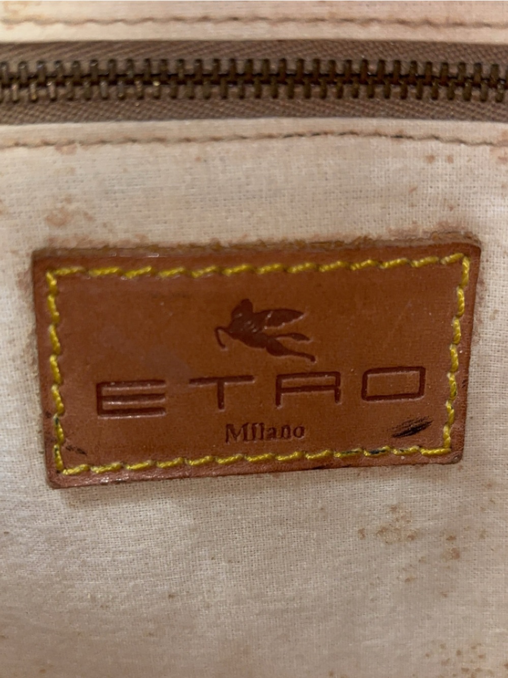 Etro vintage Paisley Boston bag EUC - Picture 12 of 13